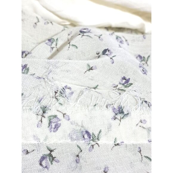 Vintage 70s Gunne Sax By Jessica San Francisco Floral Maxi Dress *READ* With Lac - Picture 15 of 15